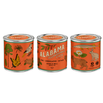 Alabama State Candle