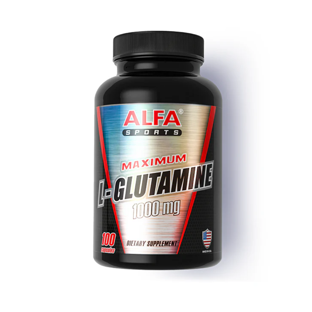 Alfa Max L-Glutamine 1000 mg Capsules (100 ct)