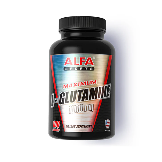 Alfa Max L-Glutamine 1000 mg Capsules (100 ct)