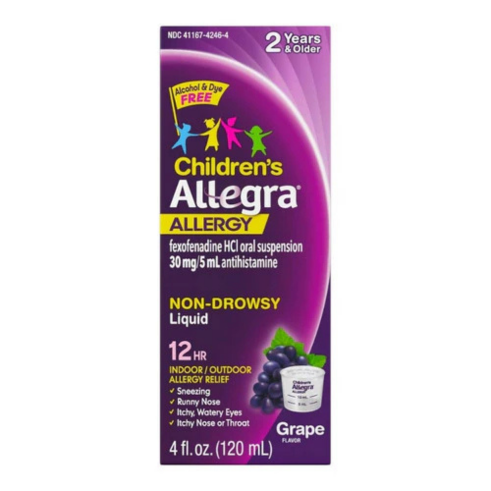 Children's Allegra Allergy Relief Liquid Grape (4 oz)