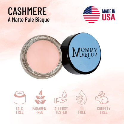 Cashmere Any Wear Creme - A Waterproof Multi-tasking creme to powder product for eyes, cheeks & lips. Can be worn anywhere