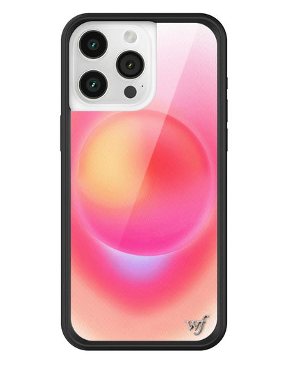 Hot Pink Aura iPhone Case