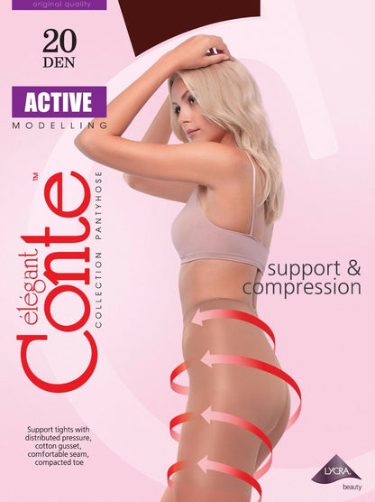 Conte Active 20 Den - Modelling Control Top Women's Tights (8С-63СП)
