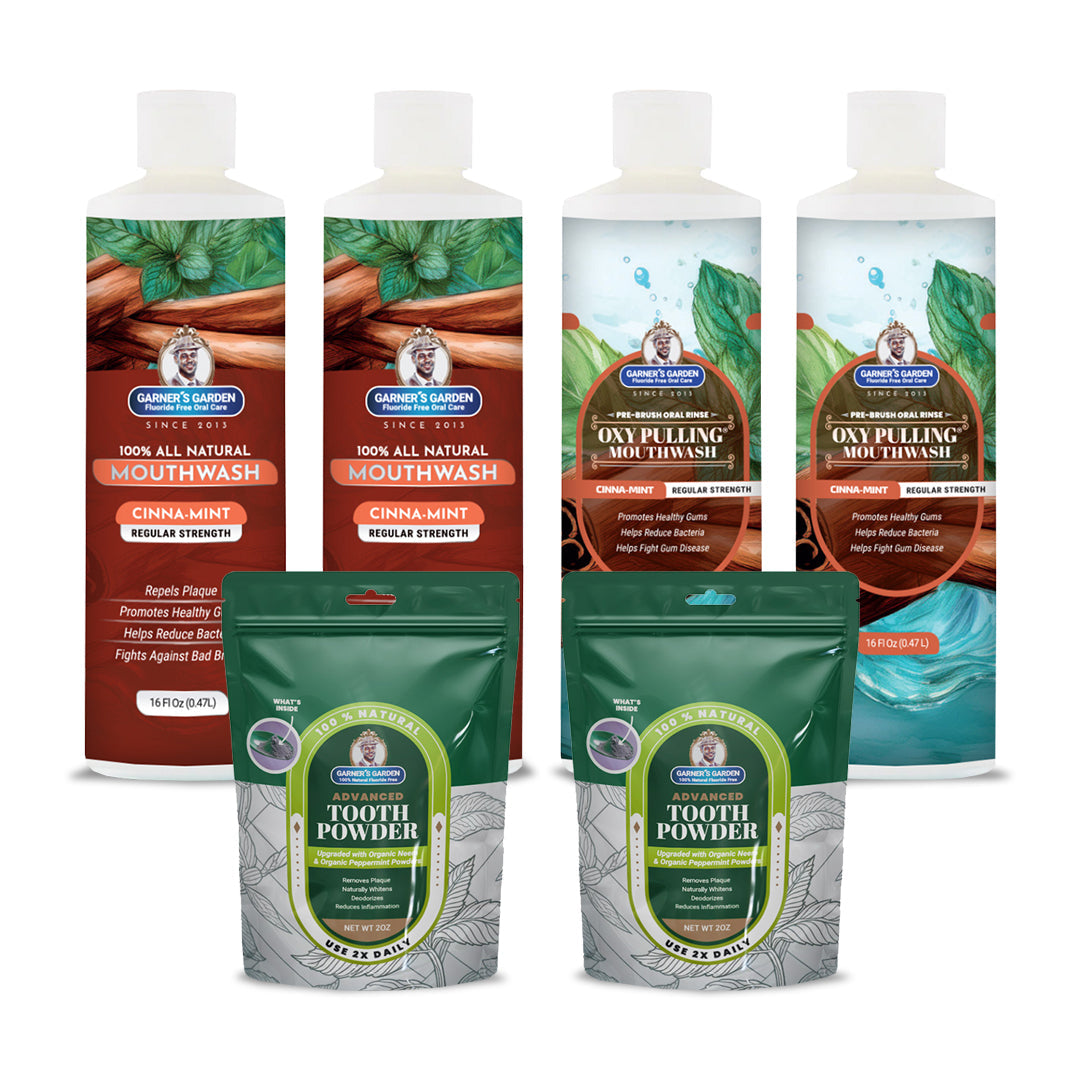 2 Pack Oral Care Package | Trio | H2O2 | Fluoride Free