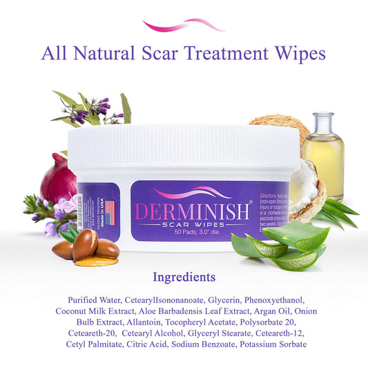 Derminish® Scar Wipes