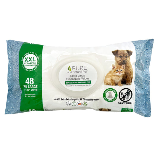 Extra Extra Large Disposable Wipes (Hypoallergenic Fragrance-Free)