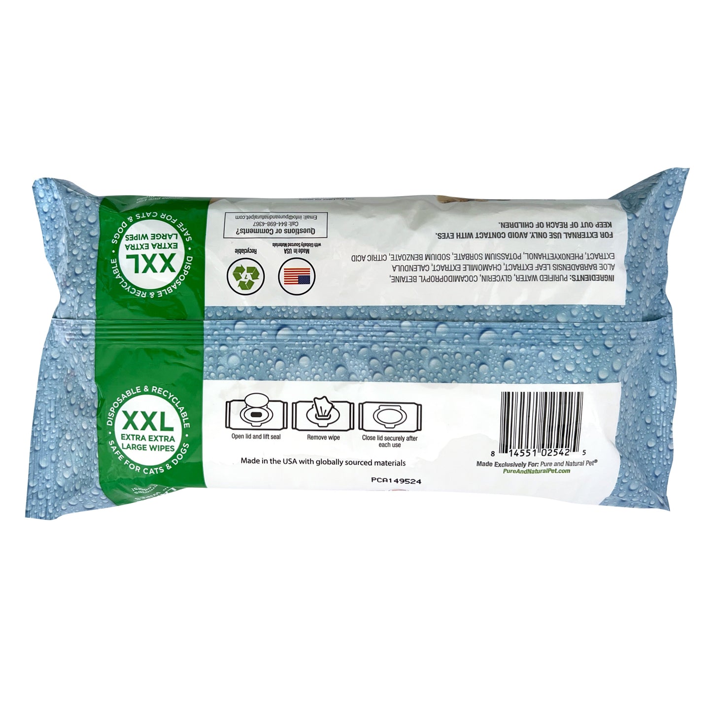 Extra Extra Large Disposable Wipes (Hypoallergenic Fragrance-Free)