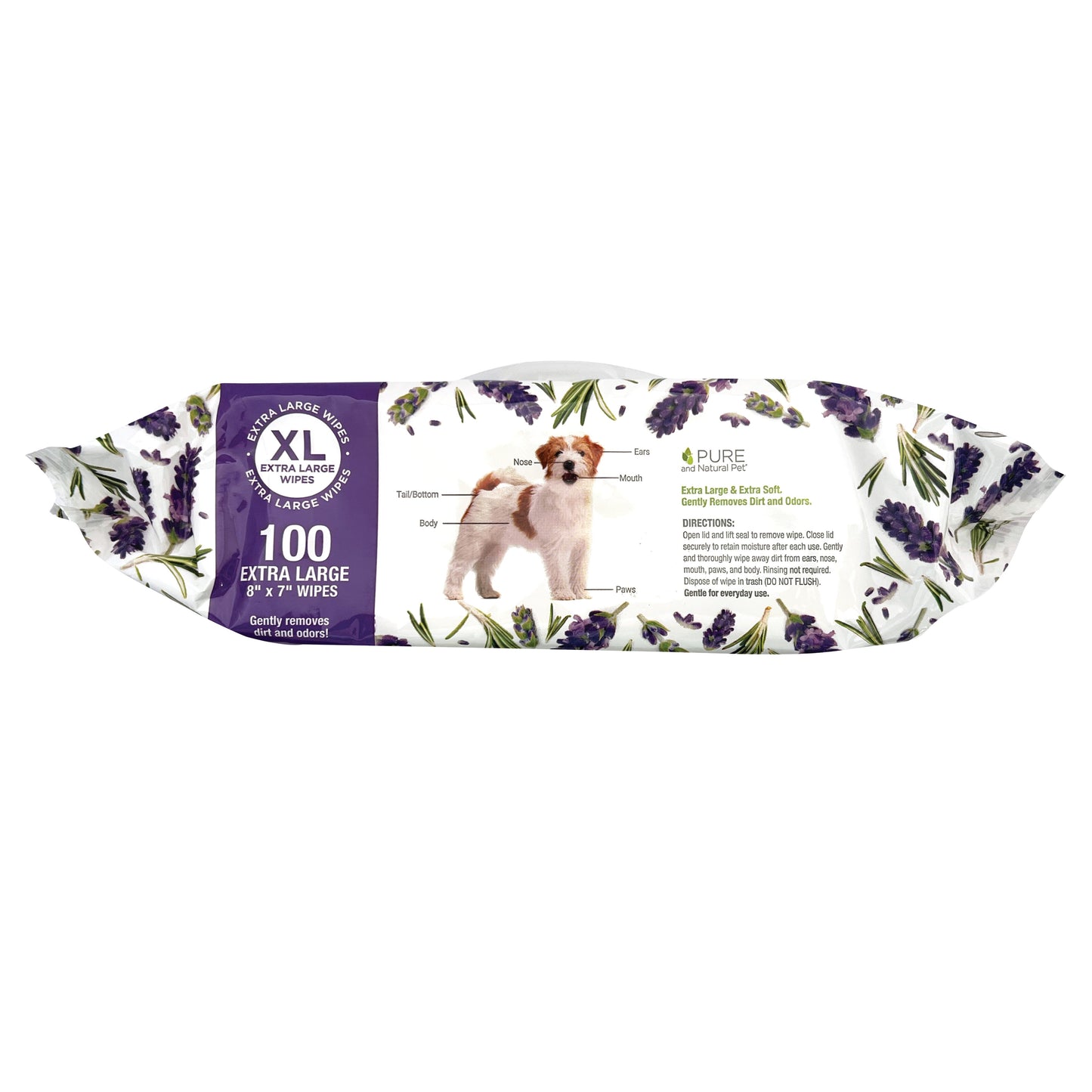 Grooming and Cleansing Wipes (Lavender and Rosemary)