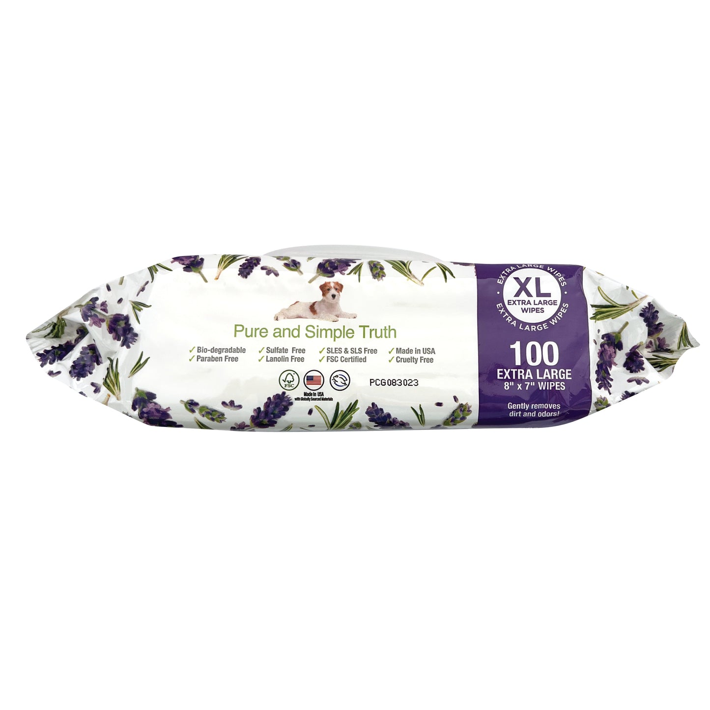 Grooming and Cleansing Wipes (Lavender and Rosemary)