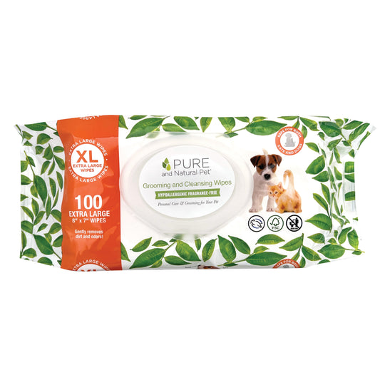 Grooming and Cleansing Wipes (Fragrance-Free)