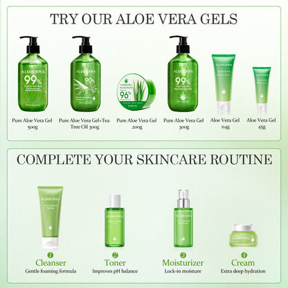 Pure Aloe Vera Gel + Tea Tree Oil