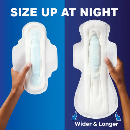 Always Maxi Size 2 Long Super Pads With Wings, Unscented