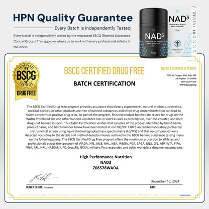 NAD3® 60 - All Natural NAD+ Booster™