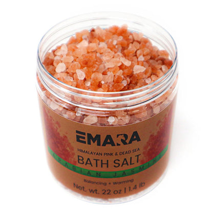 Arabian Jasmine Scented Himalayan Pink and Dead Sea Bath Salt