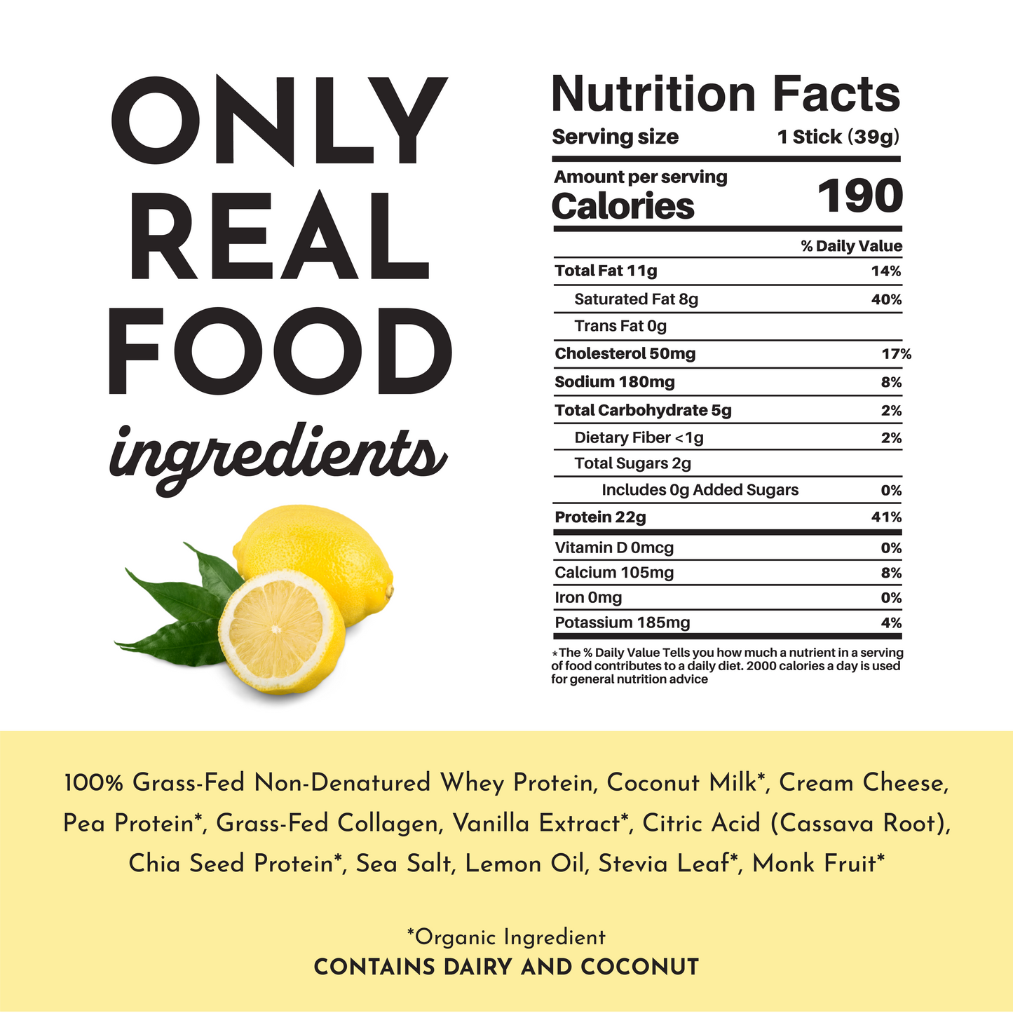 Lemon Swish Protein Powder Stick