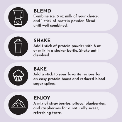 Mountain Berry Protein Powder Stick