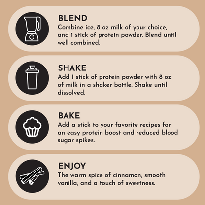 Snickerdoodle Protein Powder Stick