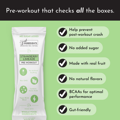 Strawberry Limeade Pre-Workout Stick