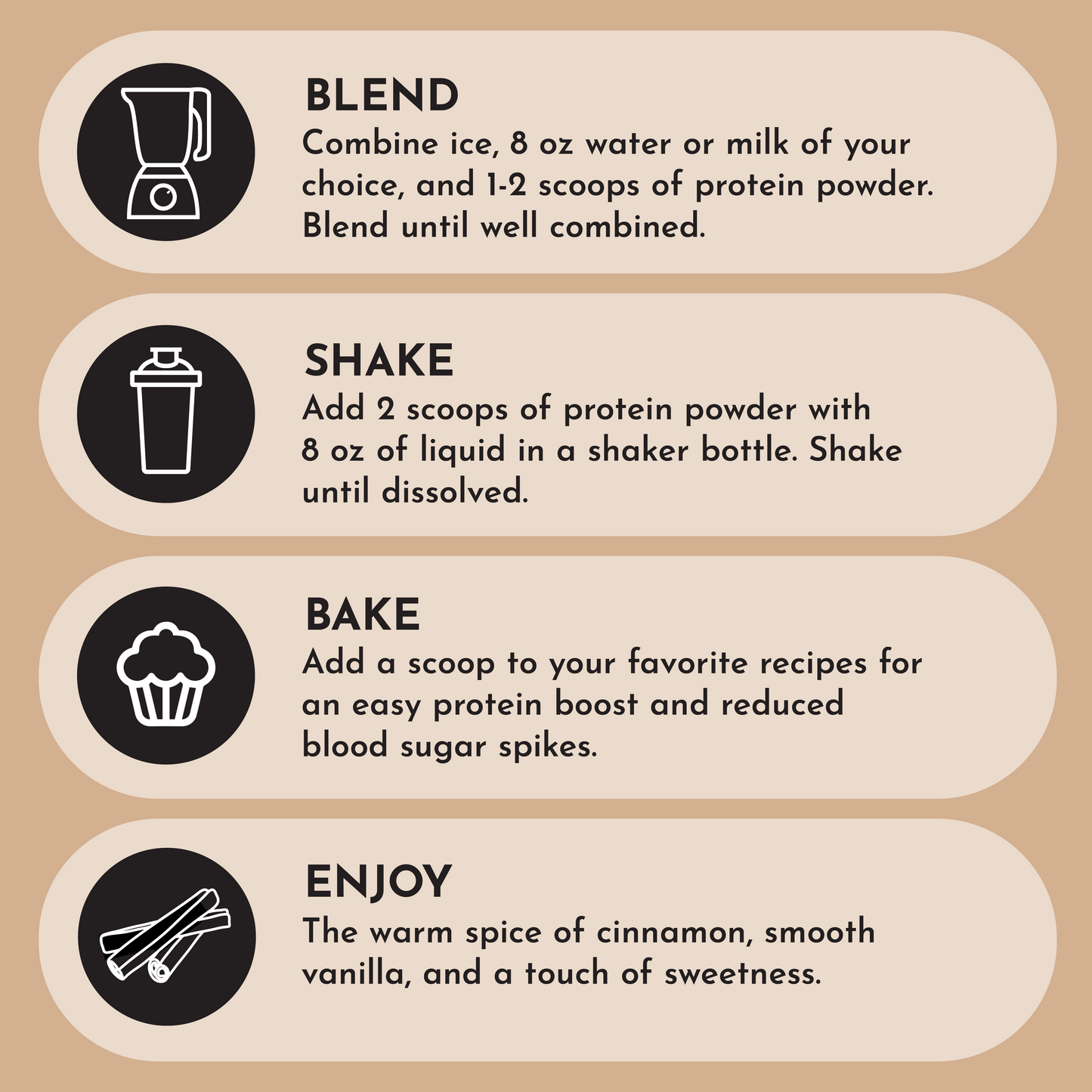 Vegan Snickerdoodle Protein Powder