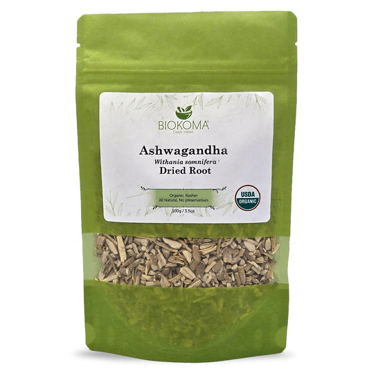 Ashwagandha (Withania somnifera) Organic Dried Root 100g 3.55oz