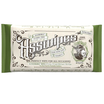 Asswipes 45ct Flow Pack (select quantity)