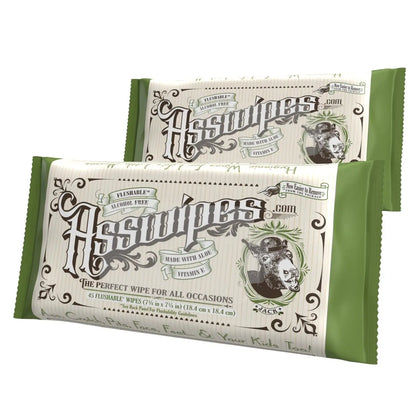 Asswipes 45ct Flow Pack (select quantity)