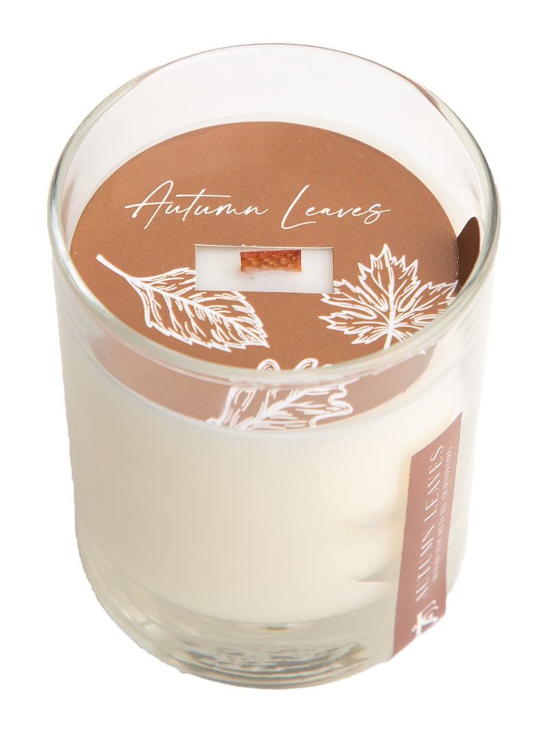 Autumn Leaves 7.5 oz Wooden Wick Candle