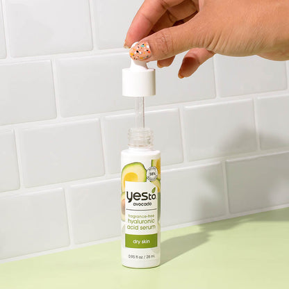 avocado fragrance-free hyaluronic acid serum dry skin