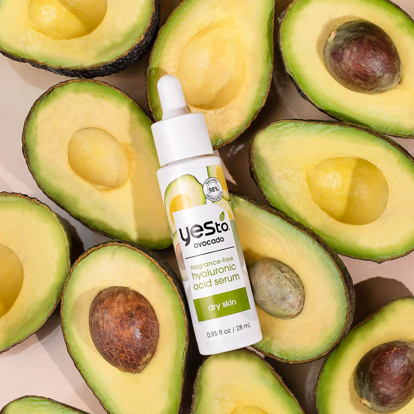 avocado fragrance-free hyaluronic acid serum dry skin