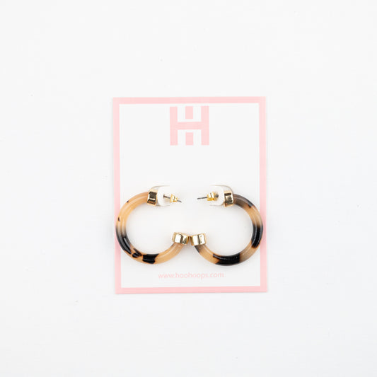 Mini Hoops - Tortoise Shell