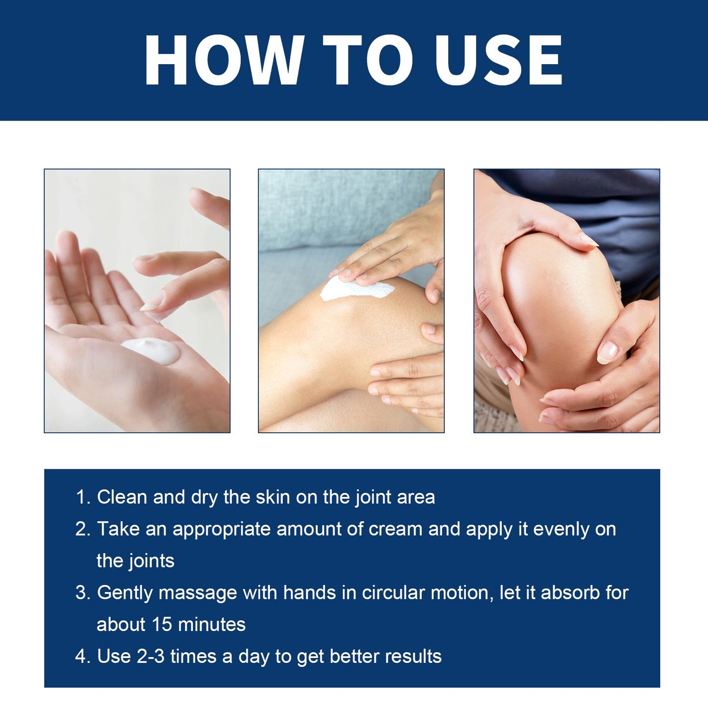 Ximonth Bee Venom Joint Care Cream, Relieve Lumbar Knee Muscle Pain Joint Care Cream