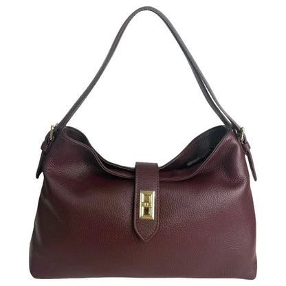 THE CLARA LEATHER SLOUCH BAG
