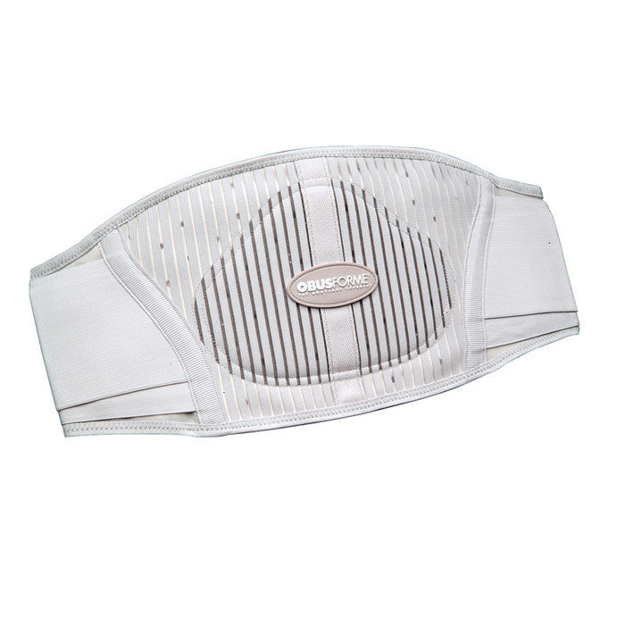 ObusForme Women's Back Support Belt - Light Gray, Large/X-Large - Posture & Lower Back Pain Relief