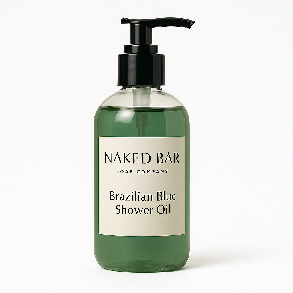 Brazilian Blue Shower Oil | Cleansing Body Oil