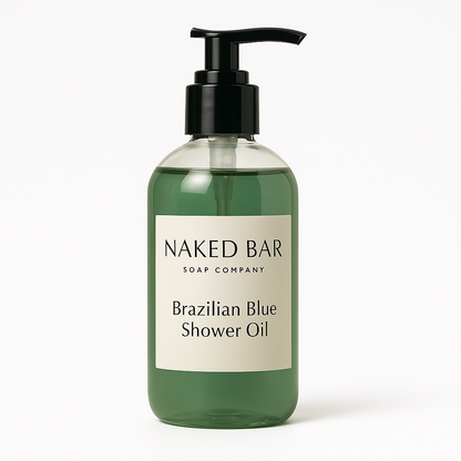 Brazilian Blue Shower Oil | Cleansing Body Oil