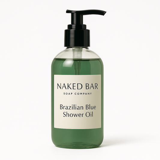 Brazilian Blue Shower Oil | Cleansing Body Oil