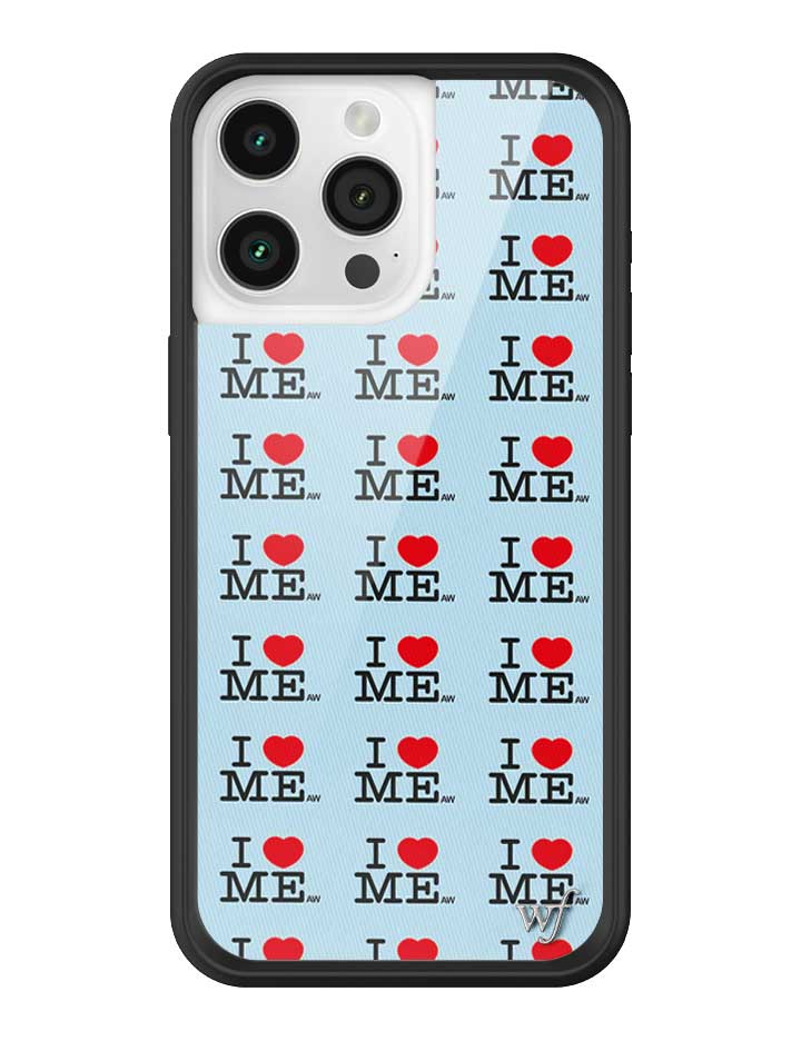 I Heart Me | Blue iPhone Case