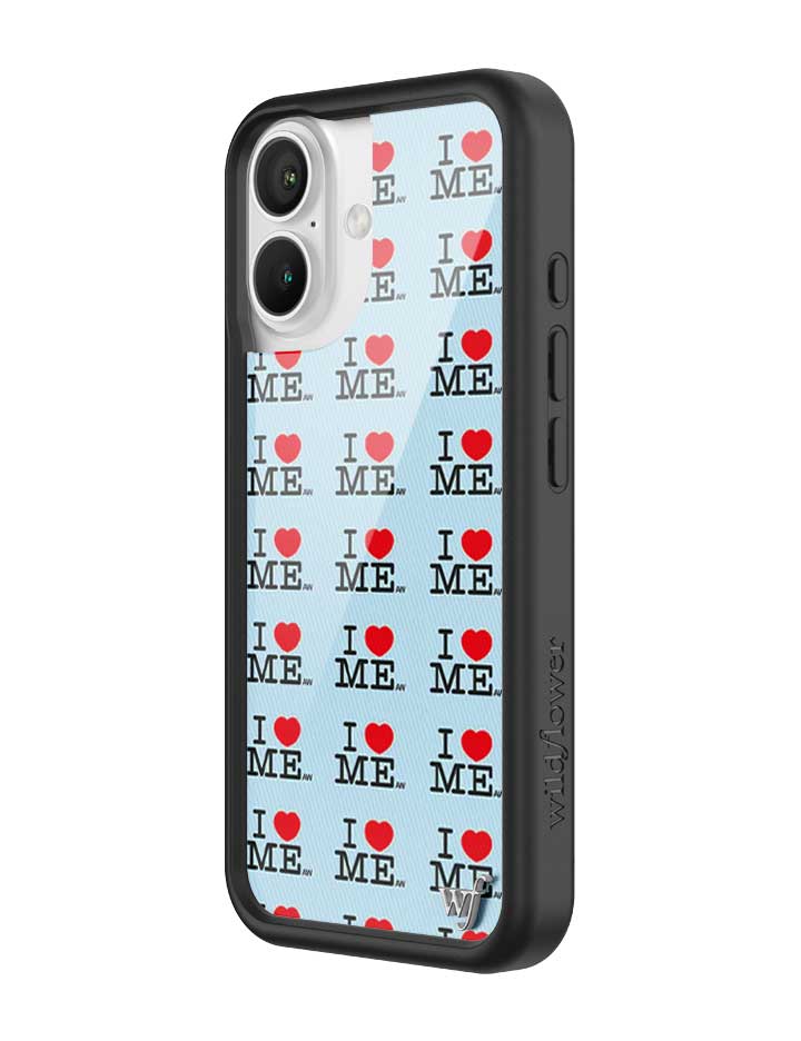 I Heart Me | Blue iPhone Case
