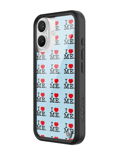 I Heart Me | Blue iPhone Case