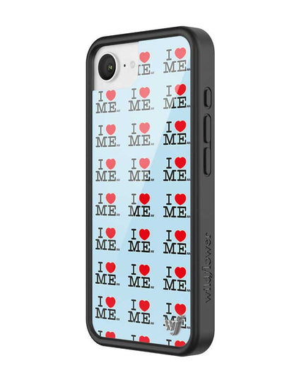 I Heart Me | Blue iPhone Case