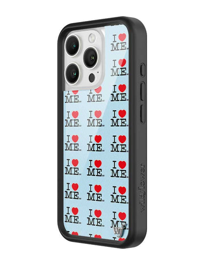 I Heart Me | Blue iPhone Case