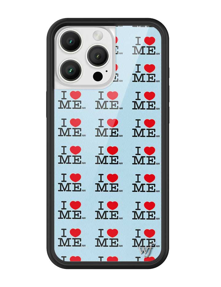 I Heart Me | Blue iPhone Case