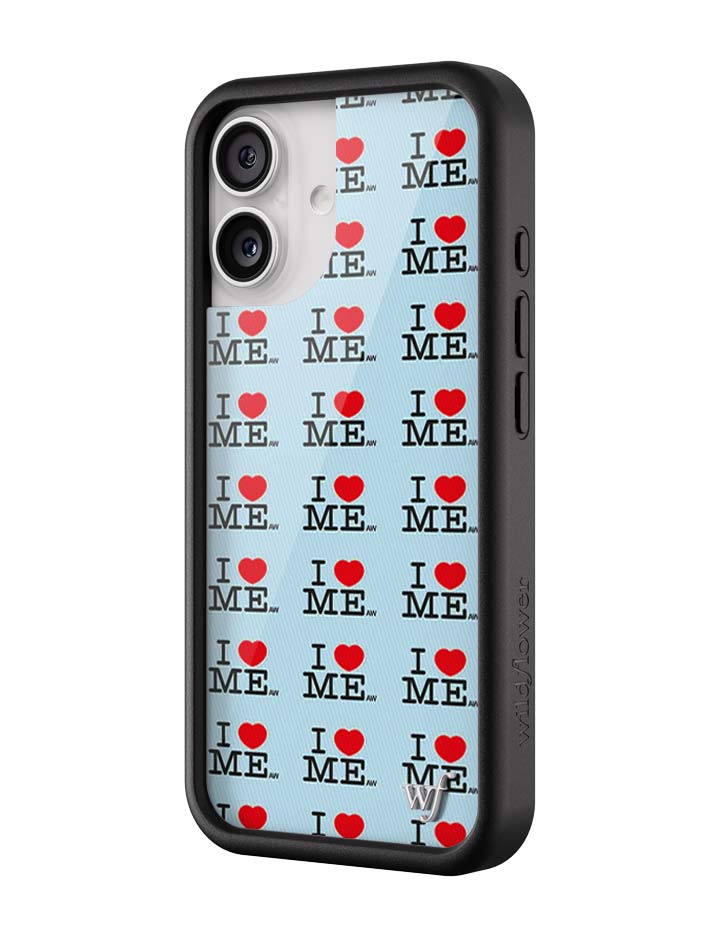 I Heart Me | Blue iPhone Case