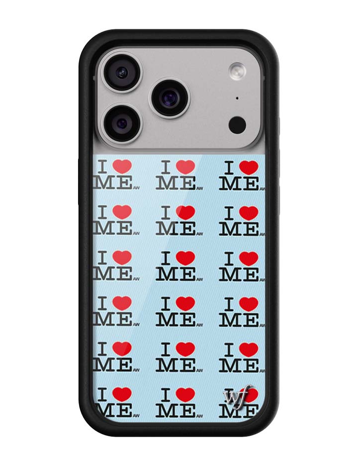 I Heart Me | Blue iPhone Case