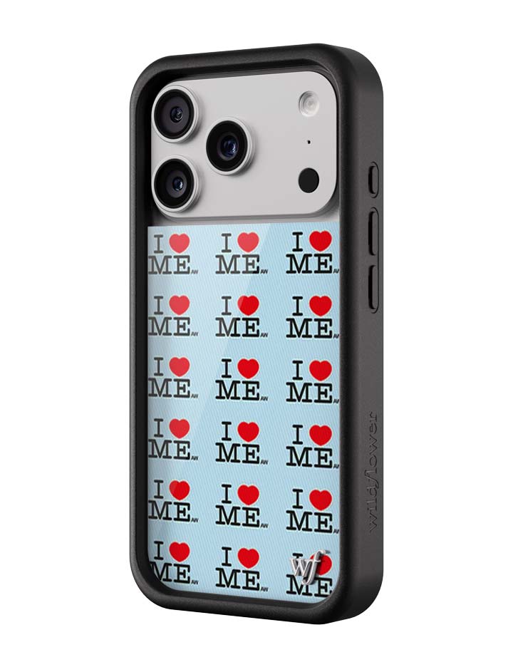 I Heart Me | Blue iPhone Case