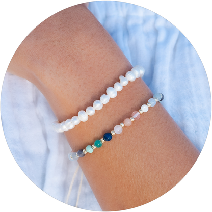 Spiritual Healing + Self Love Bracelet Stack