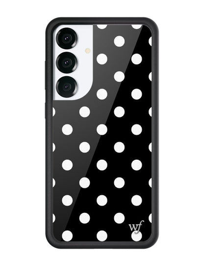 Polka Dot | Black and White Samsung Galaxy Case
