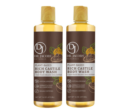 Shea Butter Castile Body Wash (All American)