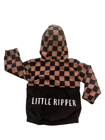 Checkered Fall Jacket | Little Ripper Windbreaker