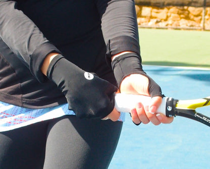 PalmFree™ Sun Gloves - Black - UPF 50+